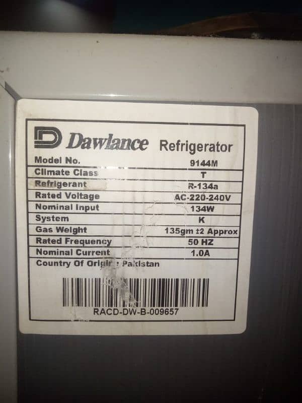 Dawlance refrigerator(fridge) 4