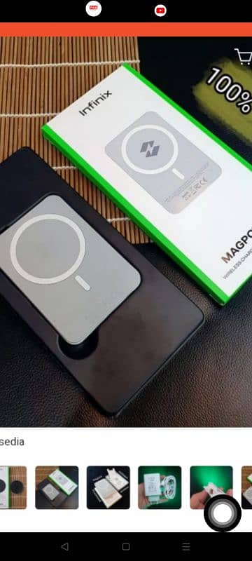 Infinix magnet wirless power bank + 1 product free 0