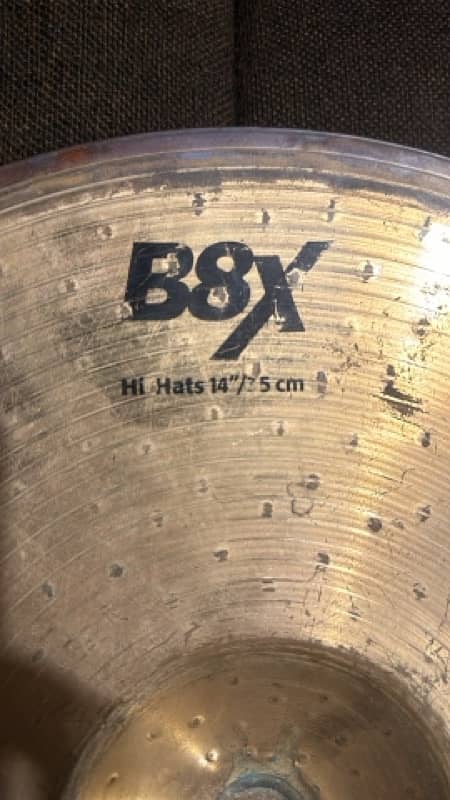 B8x hihat cymbles for sale 1