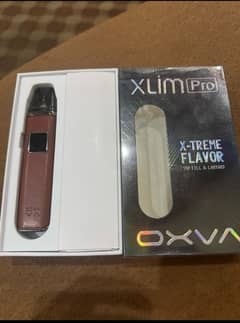 Xlim pro OXVA. LEATHER BROWN COLOUR.