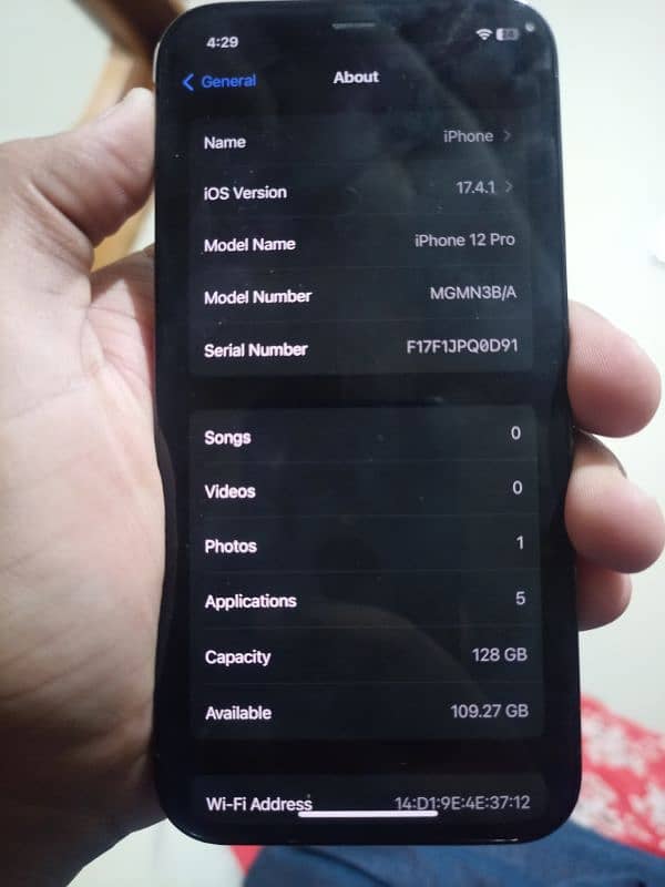 iphone 12 pro 128 gb non pta 5