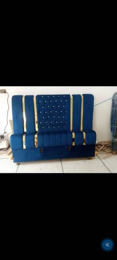 double bed wooden solid 0