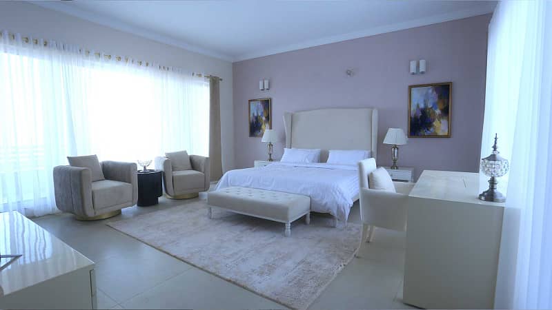 500sq yd 5 Bedrooms Luxury Villa is Available FOR RENT. 6km from Entrance of BTK. 5 Bed DDL 2 Kitchens 4