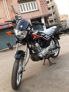 110 CC SUZUKI NEW CONDITION BLACK COLOUR 0