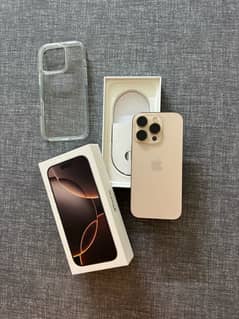 iPhone 16 Pro 256gb Complete Box HK Desert Titanium 0