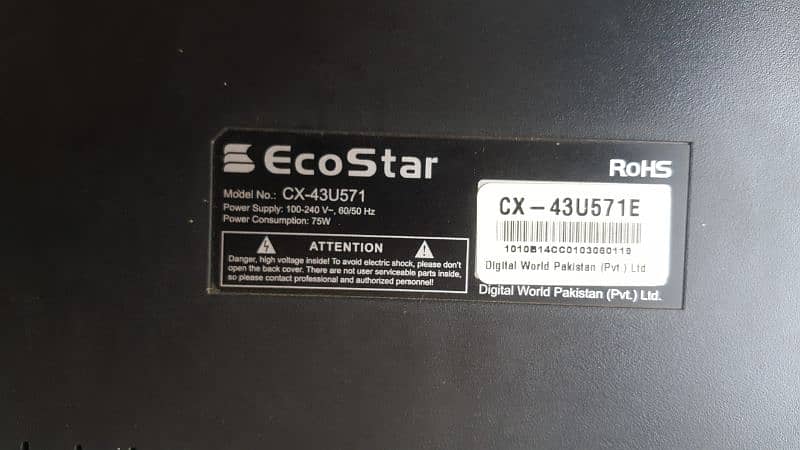 EcoStar LCD 43" 9