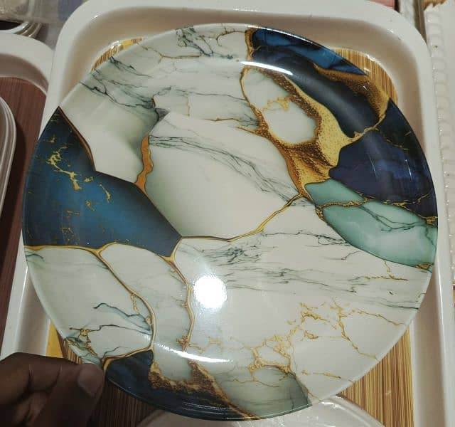 MARBLE STYLE DINNER SET 10