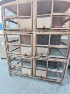 java and parrot cages made of imported pilay