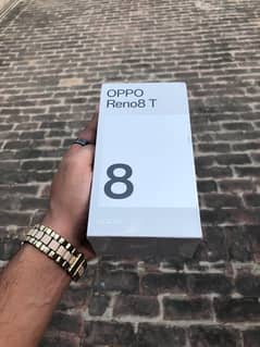 OPPO RENO8 T ( 8/256GB ) Box Packed For Sale Whatsapp Num #03265949331