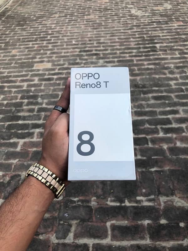 OPPO RENO8 T ( 8/256GB ) Box Packed For Sale Whatsapp Num #03265949331 2