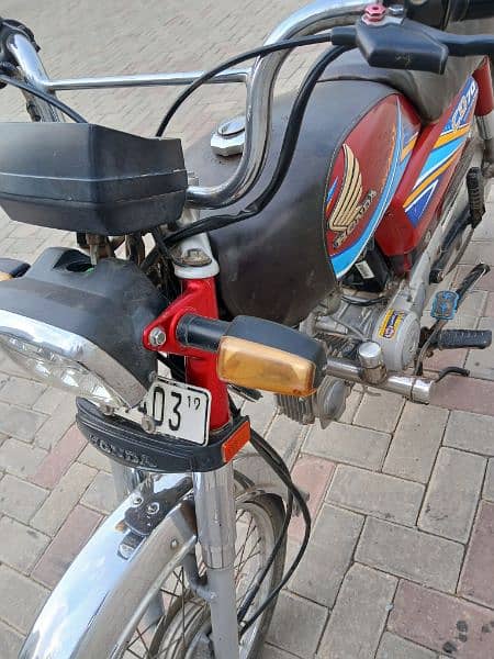 Honda CD 70 2019 model bwp registered 0*300*29*37*840 3