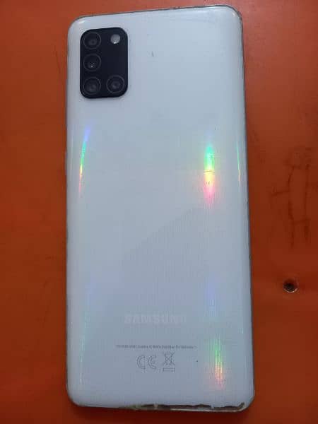 Samsung A31 white colour 3