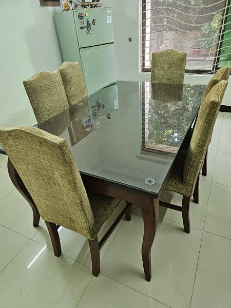 Dining Table / Wooden Dining Table / 6 Chair Dining Table 5