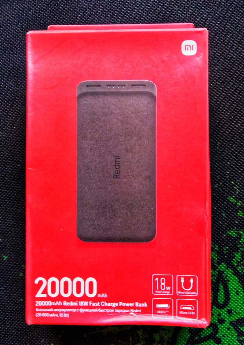 Redmi Power Bank 20000mah 18W Fast Charging 0