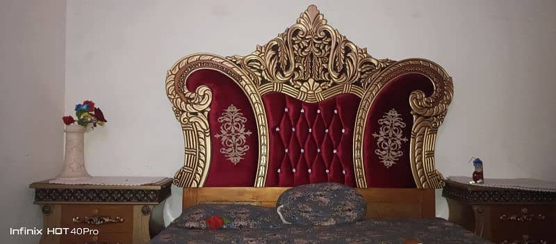 dabel bed +sofa set +side tabel 2