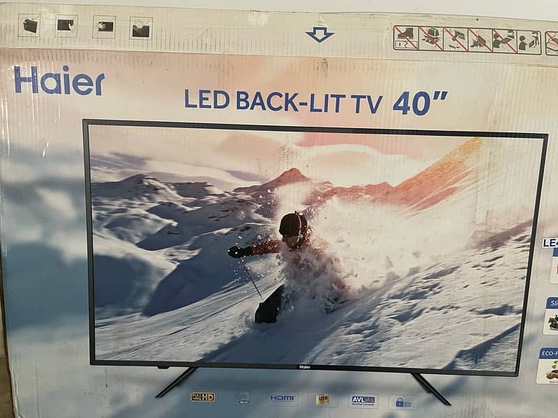 40”tv haier tv 3