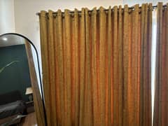 Brand new mustard curtains