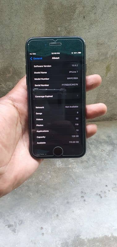 iphone 7 non pta 128gb battery 100% 2