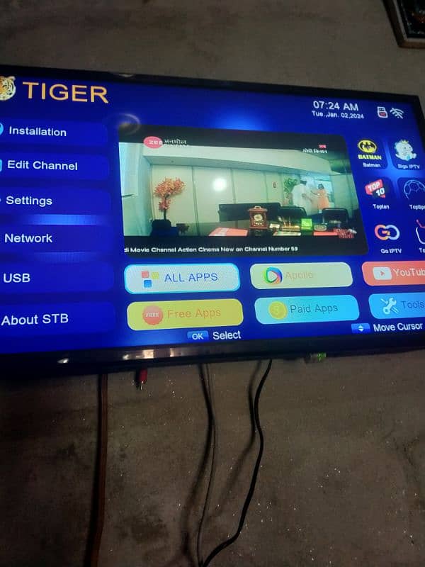 receiver dish tiger 2