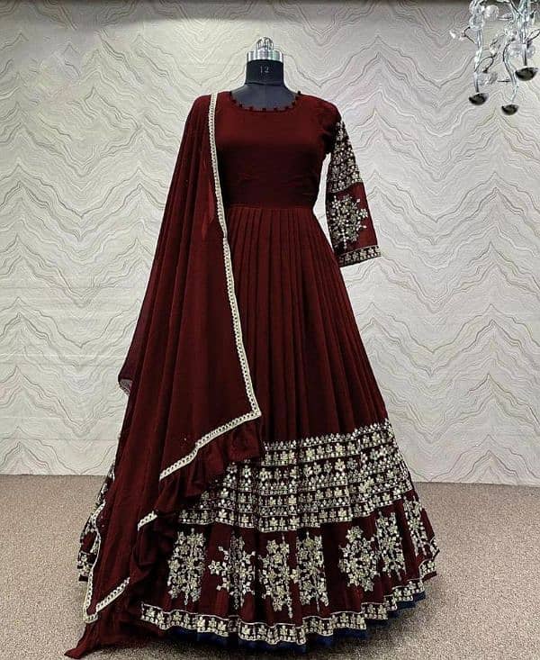 3pcs women's Stitched shamoz silk embroidery suit 0