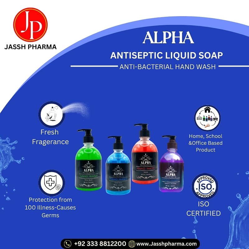 Unbeatable Deal! Alpha Liquid Hand Wash - 100% Genuine(Pack of 4) 9