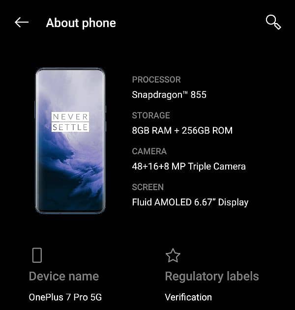 Oneplus 7 pro 8/256 Approved 2