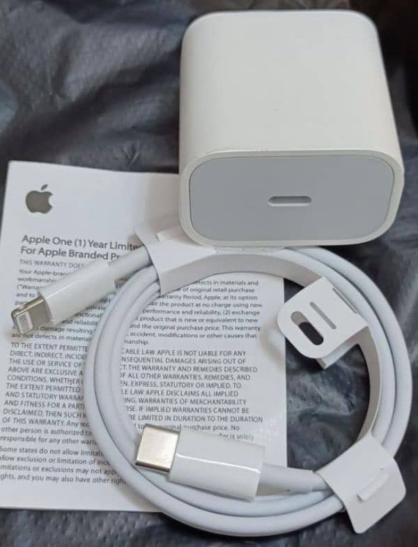 iphone 20watt complete charger with 6 months warranty 0