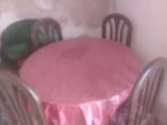 new dining table no use argent sale 4 seat look nice