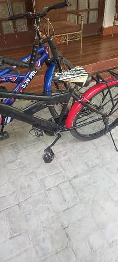 two bicycles in a very good condition both in rs 25000