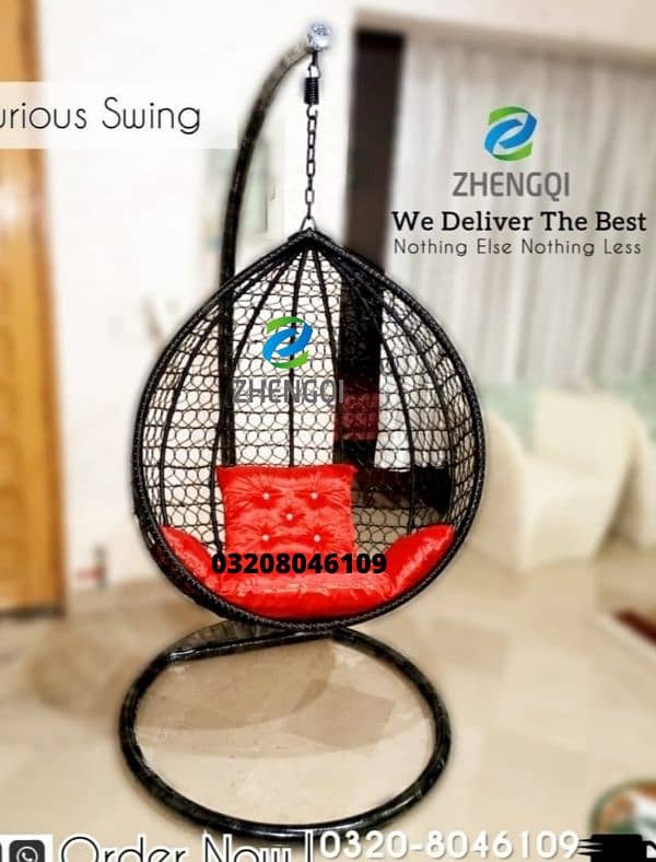 New Double Swing Chair Jhoola, Single & Double, Macrame Jhula, COD 7