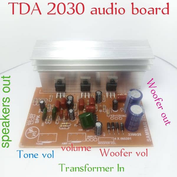 TDA 2030 audio amplifier board 0