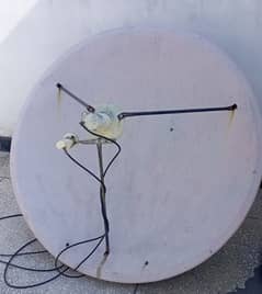 Dish, stand, LNBs and receiver for sale