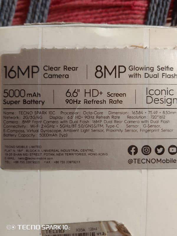 Tecno Spark 10c 4+4 128 4