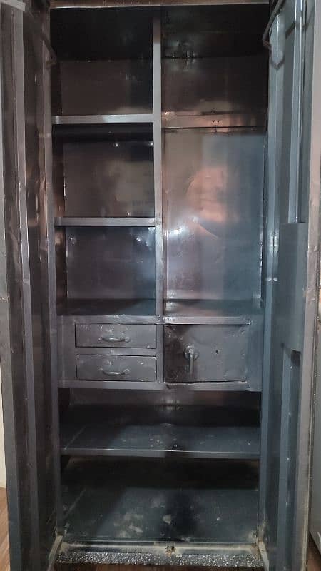 Iron cupboard double door good condition 1