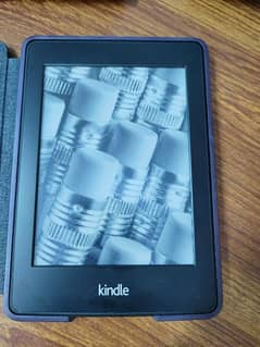 Amazon Kindle 6th Gen with Original Leather Case