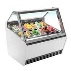 Ice Cream Display Counter Freezer