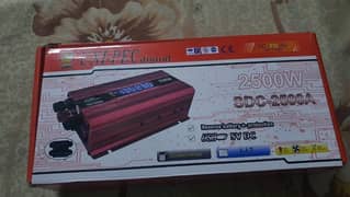 Digital uni pro-inverter 12vko220v converter 2500watt 6 days used only 0