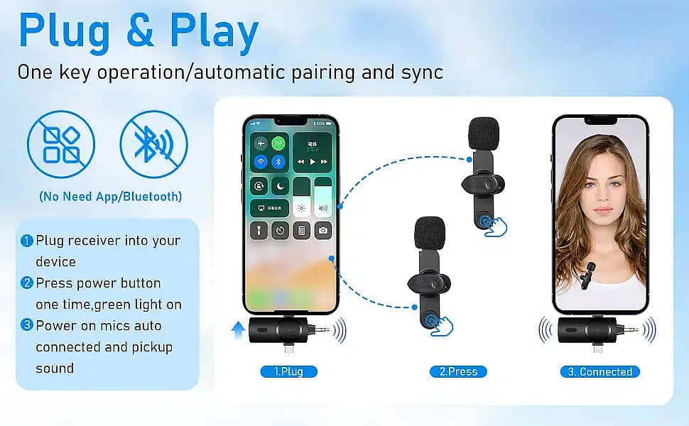 mic for mobile, wireless recording, mobile recording vlog 1