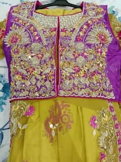 lehenga kurti beautiful embroidery