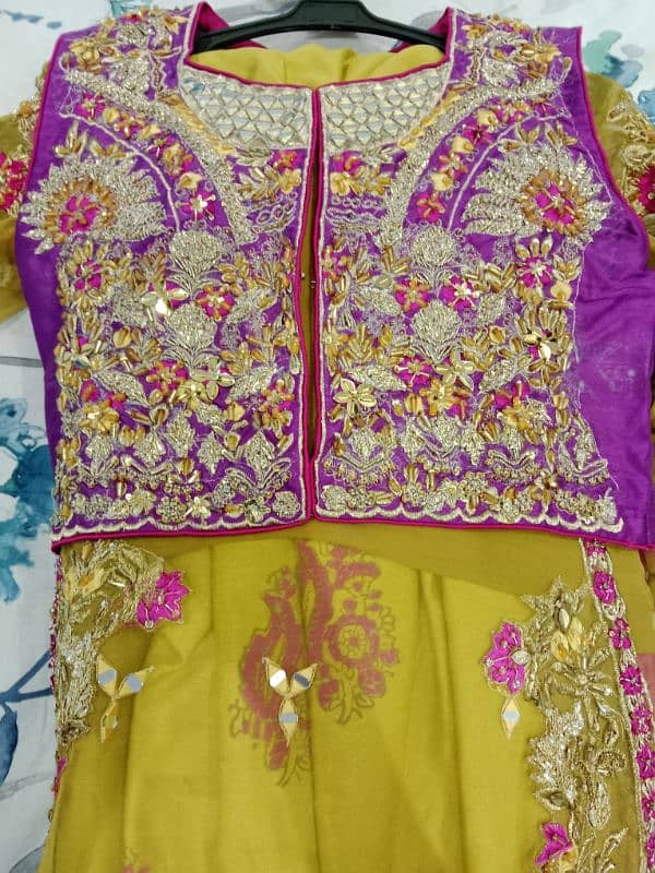 lehenga kurti beautiful embroidery 0