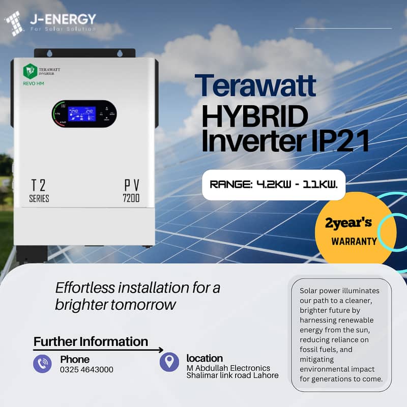 Terawatt HYBRID Inverter IP21 4.2 kw/HYBRID Inverter/solar inverters 1