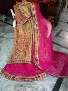 bridal lehnga with long gaon 0