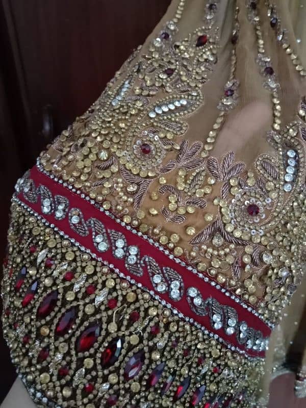 bridal lehnga with long gaon 6