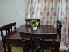 dining table with chairs