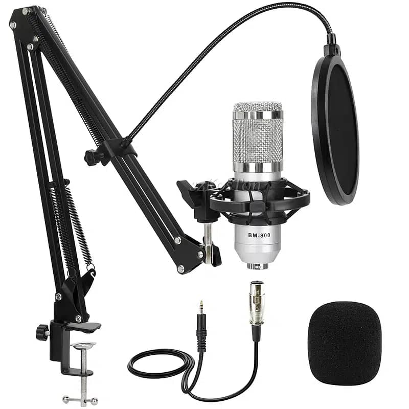 Bm800 Studio Condenser Microphon youtube voice streaming podcastng Mi 4