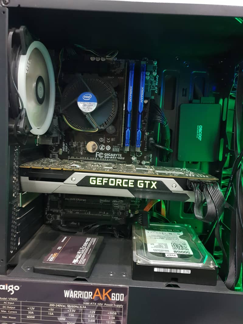 i7-4770 B85-hd3 16GB Ram 128GB Ssd GTX 980Ti 600W PSu 4