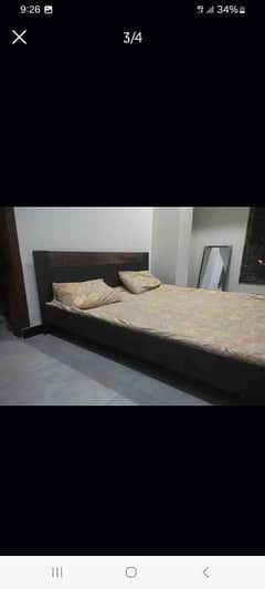 Interwood style lower king size bed for sale in cheap price