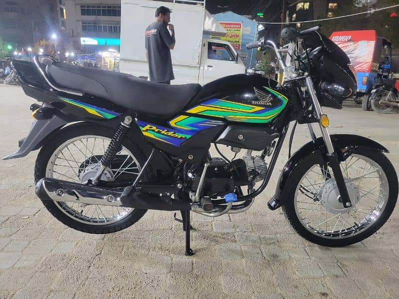 Honda pridor 2024 model black colour just new bike 0