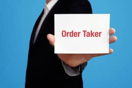 Ordertaker salesman required