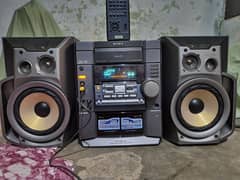 sony sound system speakers new condition